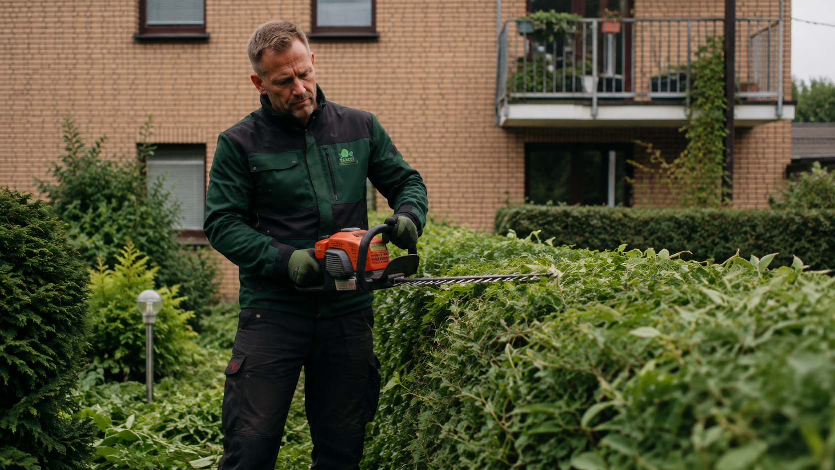 Hecken- und Strauchschnitt bei einer Gartenpflege in Bochum